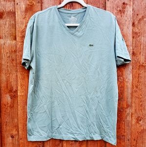 LACOSTE men's V-neck Pima Cotton Jersey T-shirt